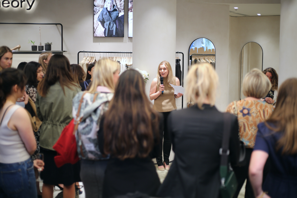 Theory’s Be Heard Fireside Chat with WeAreTheCity’s Vanessa Vallely OBE